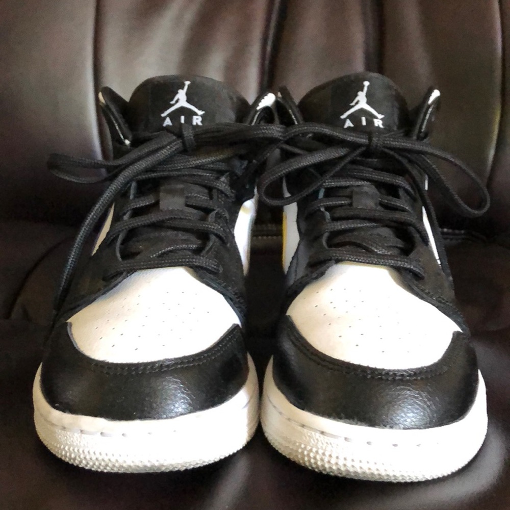 Jordan 1 Mid Multi Colored Swoosh